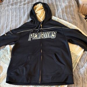 Men’s Pittsburgh Penguins Black Hoodie Jacket